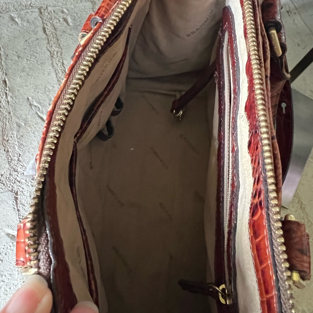 Brahmin Anywhere Convertible Handbag - Pecan Melbourne - Picture 11 of 12